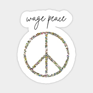 Wage Peace Magnet