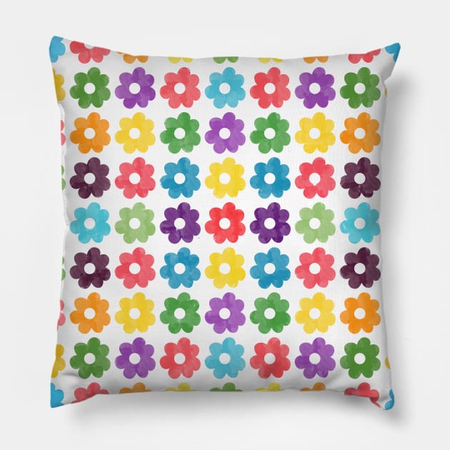 LOVELY FLORAL PATTERN Pillow by uniqued