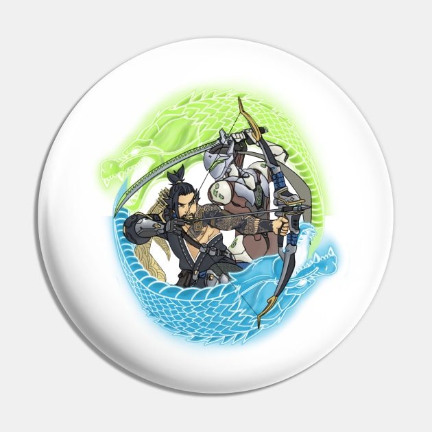 Shimada Brothers Pin by pencilhead7