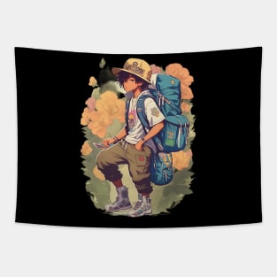 Outdoor Hiker Tapestry