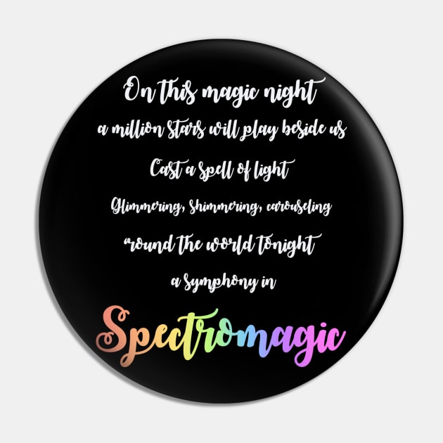 On this Magic Night Pin by Cat’s Carousel of Color