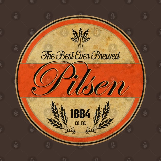 Pilsen Beer Vintage by CTShirts