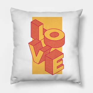 Love Modern Art Pillow