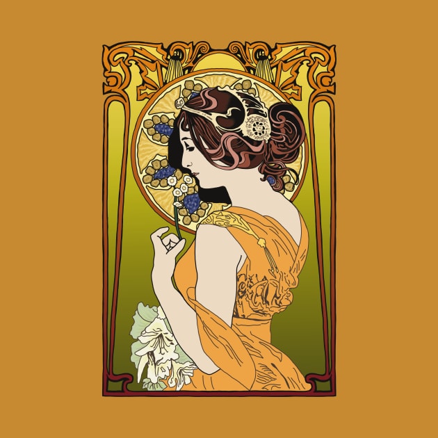 Pre-Raphaelite Girl 4 (Orange) by Soth Studio