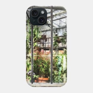 Greenhouse With Large Cactus Phone Case