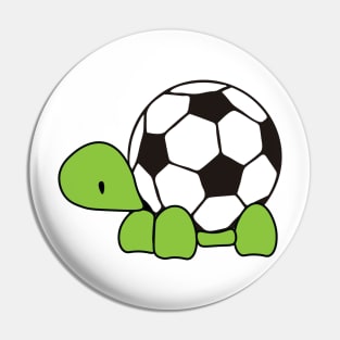 Turtle Soccer Reptile Lover Gift Pin