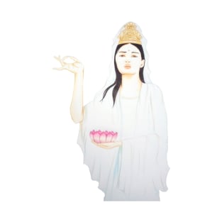 Kwan Yin, Goddess of Love and Compassion- White T-Shirt