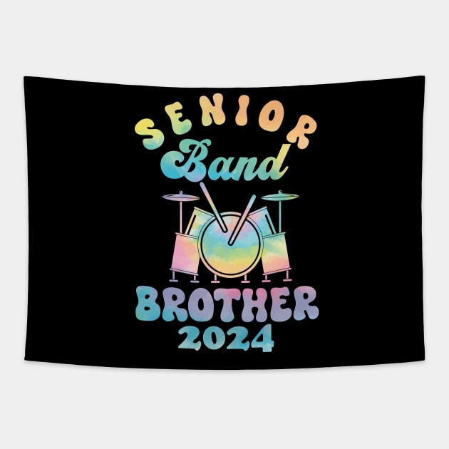 senior Band Brother 2024 Tapestry by Giftyshoop