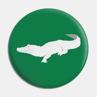 Albino Alligator Pin