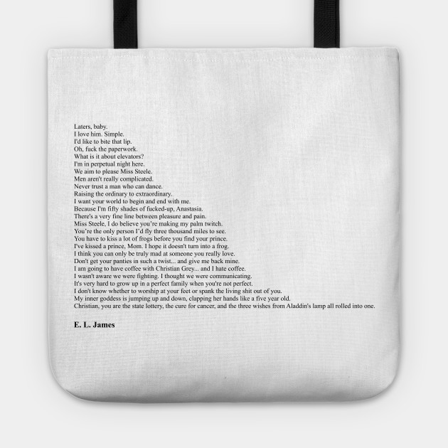 E L James Quotes E L James Tote Teepublic Au