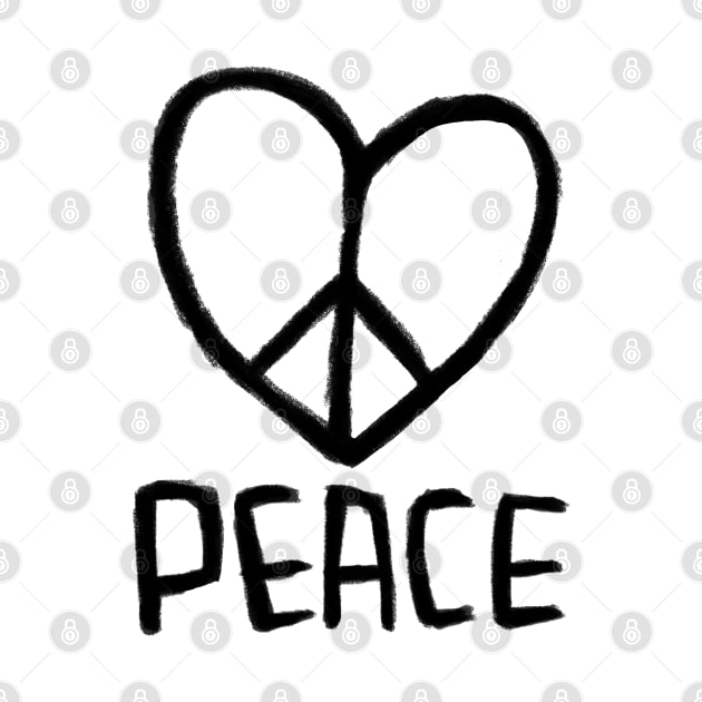 Love Peace, Peace Love by badlydrawnbabe