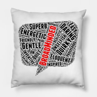 Positive Words, Positive Vibes, Quotes Pillow