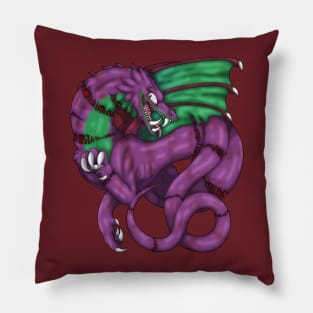 Reptilicus! (Purple Scale) Pillow