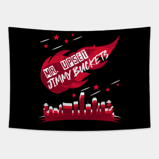 Playoffs Jimmy Buckets RED CITY Tapestry