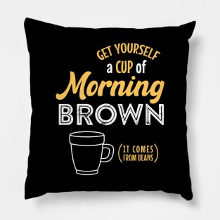 Morning Brown Pillow