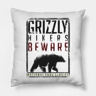 Beware the Grizzly Pillow