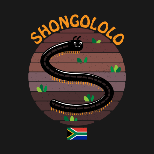 Shongololo | Cute & Friendly Giant Millipede Native Bug | South Africa Safari T-Shirt