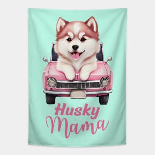 Husky mama Tapestry