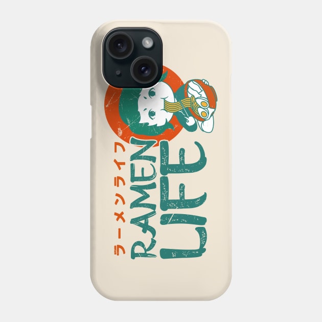 Ramen Life Asian Food Lover, Japanese Cuisine, Cute Phone Case by Issho Ni