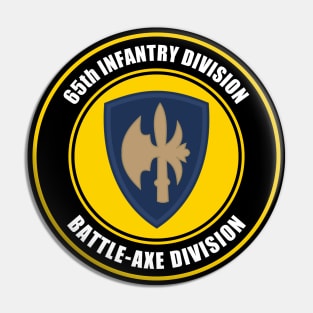 65th Infantry Division Pin