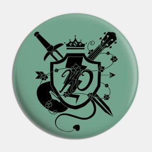 KO Medieval Style Crest Pin