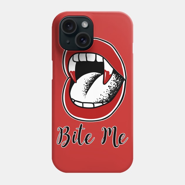 Bite Me Phone Case by LittleBunnySunshine