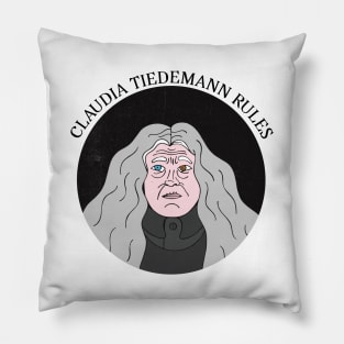 CLAUDIA TIEDEMANN RULES - white Pillow