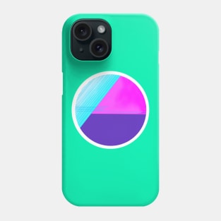 Tricolour Circle Phone Case