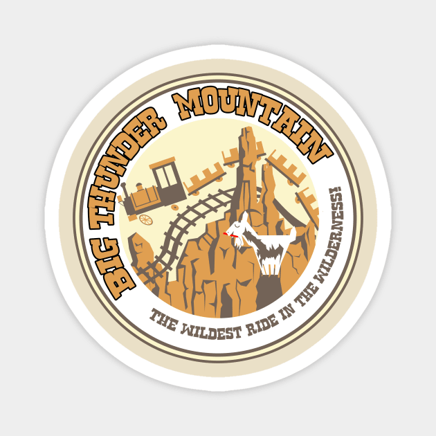 Big Thunder Mountain Magnet by brodiehbrockie