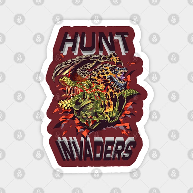 Hunt Invaders Magnet by Ashmish