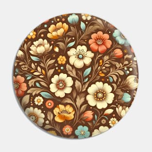 Spring Flowers Pin