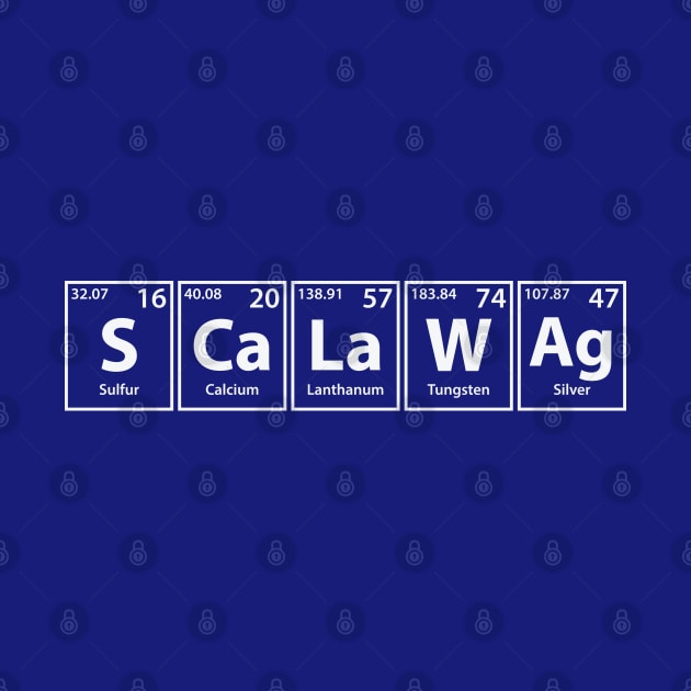 Scalawag (S-Ca-La-W-Ag) Periodic Elements Spelling by cerebrands