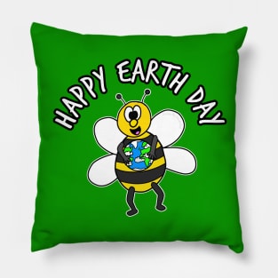 Earth Day Bee Pillow