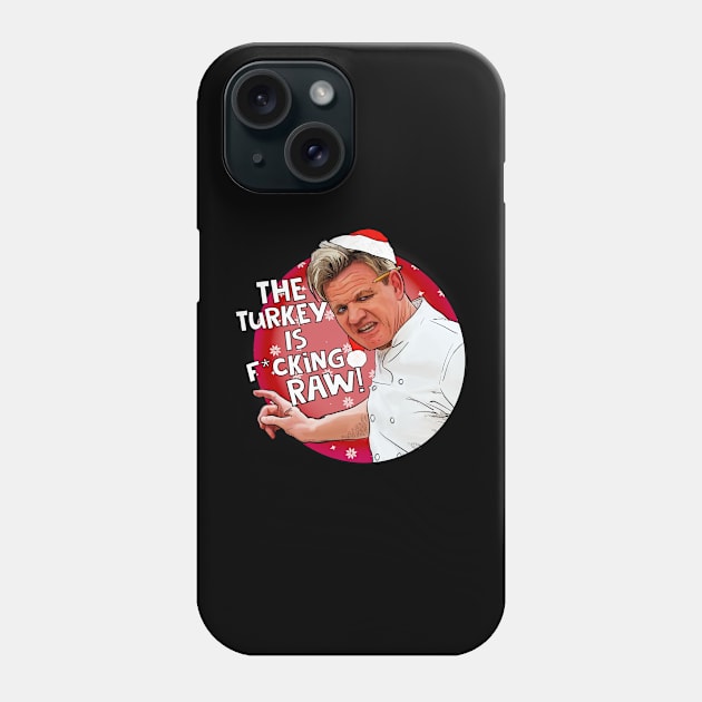 Happy Gordon Ramsay Christmas Phone Case by Camp David