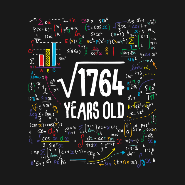 Square Root Of 1764 42nd Birthday 42 Year Old Gifts Math by Kerin