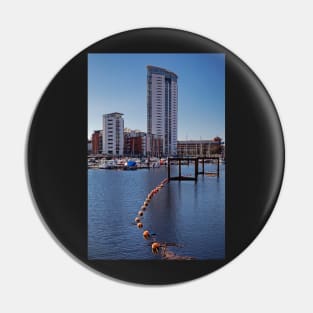 Meridian Tower, Swansea Marina, Wales Pin