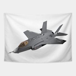 Fighter plane Tapestry