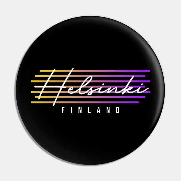 Helsinki Finland Souvenir Gift Pin by zap