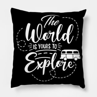 Explore the world Pillow