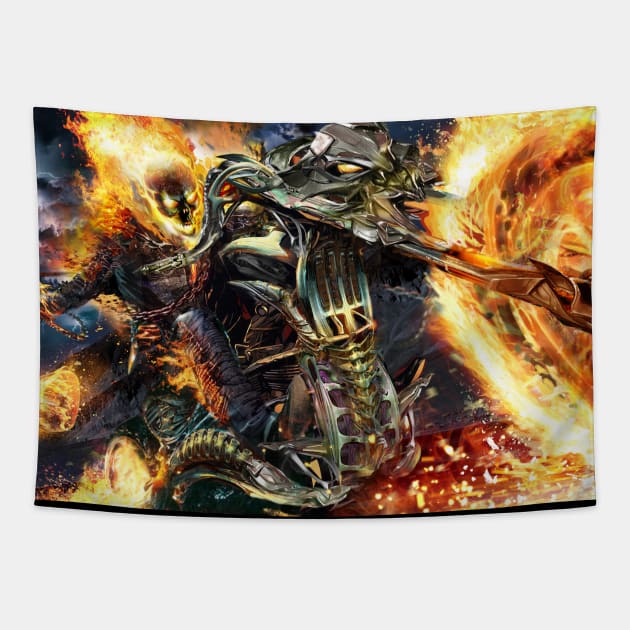 Ghost Rider Tapestry by uncannyknack