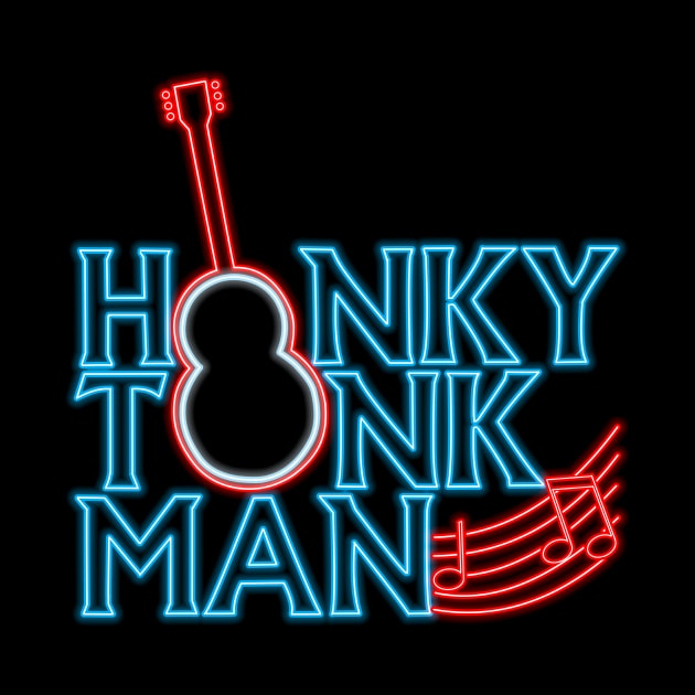 Honky tonk man neon by AJSMarkout