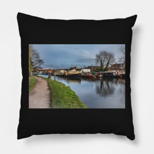 Boats On The Kennet Pillow