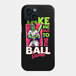 Baseball Halloween Shirt | Take Me Out Ball Game Phone Case