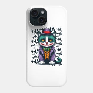 Purrfect Chaos | Cat | Clown | Anti-Hero | Villain Phone Case