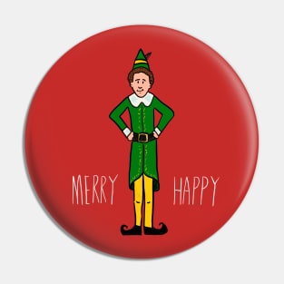 Merry Happy! Pin