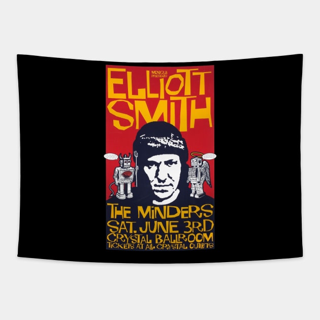 elliot smith | Poster Tapestry by Never Ending Radical Dude