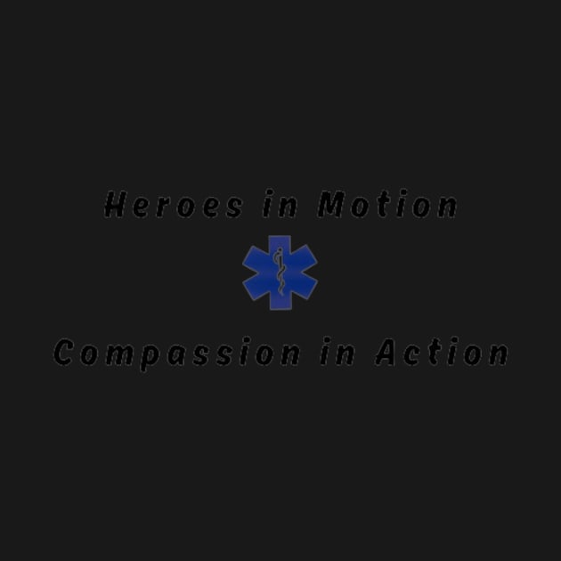 Compassionate heroes moving with purpose by StylePrint Emporium