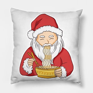 Santa Is Eating Pasta Pillow