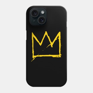 basquiat king crown Phone Case