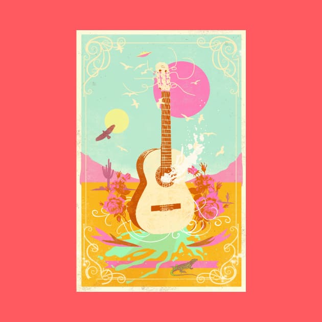 DESERT GUITAR II by Showdeer